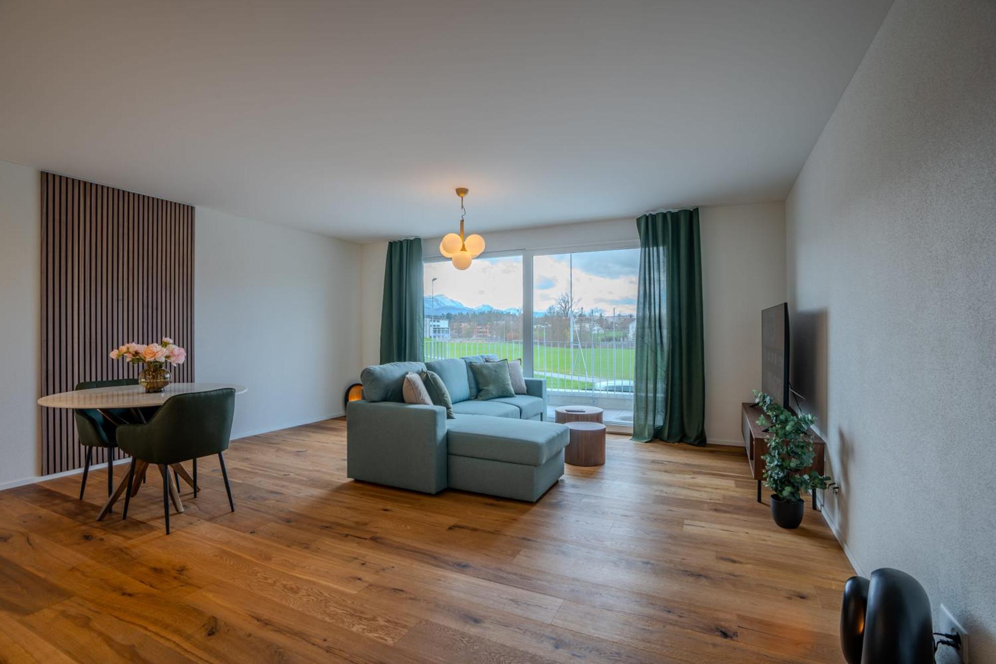 Visionary Hospitality Rothenburg, Lucerne - Premium Apartments With Free Parking, Washer, Kitchen, Terrace, 15' City מראה חיצוני תמונה