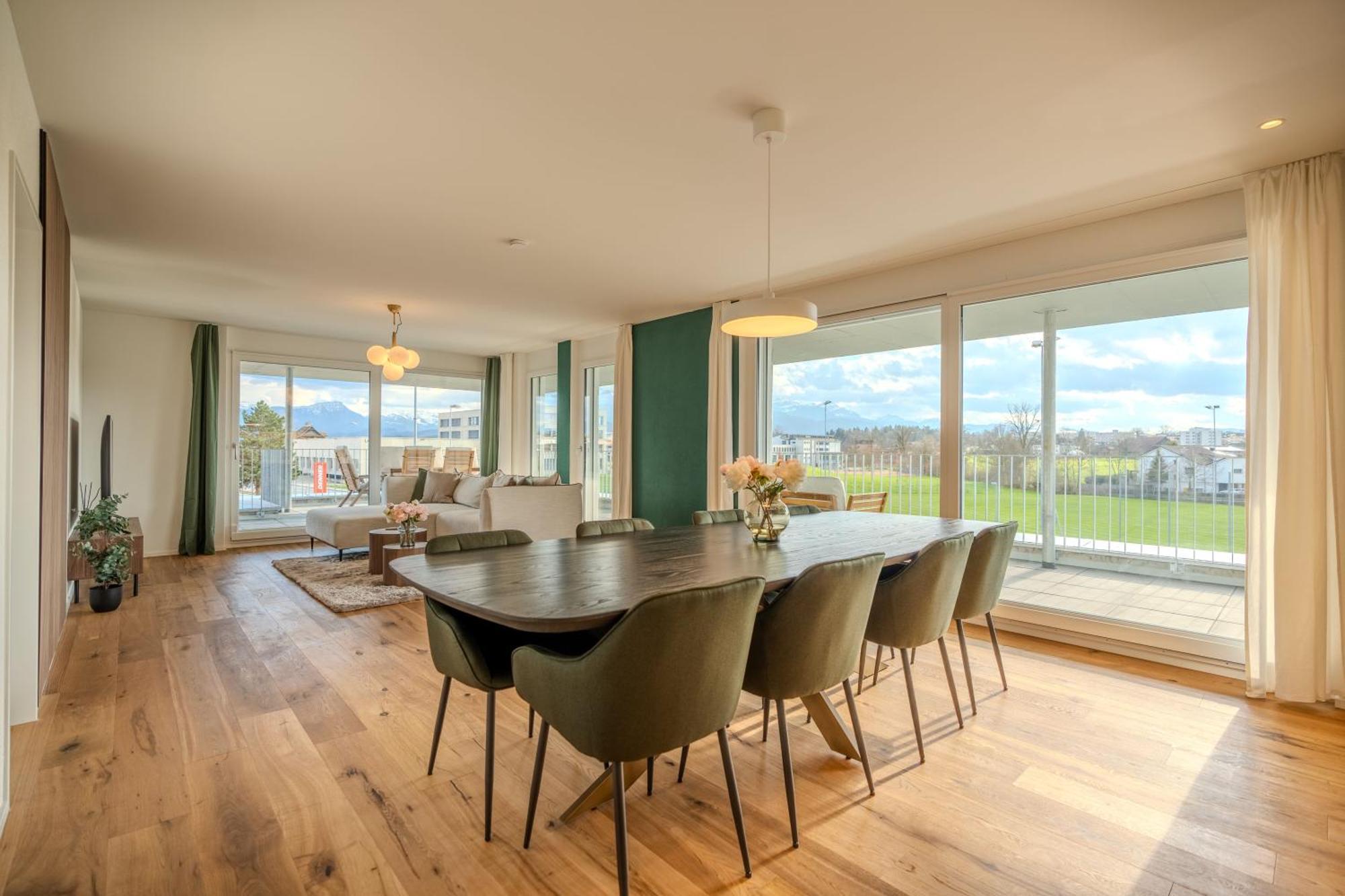 Visionary Hospitality Rothenburg, Lucerne - Premium Apartments With Free Parking, Washer, Kitchen, Terrace, 15' City מראה חיצוני תמונה
